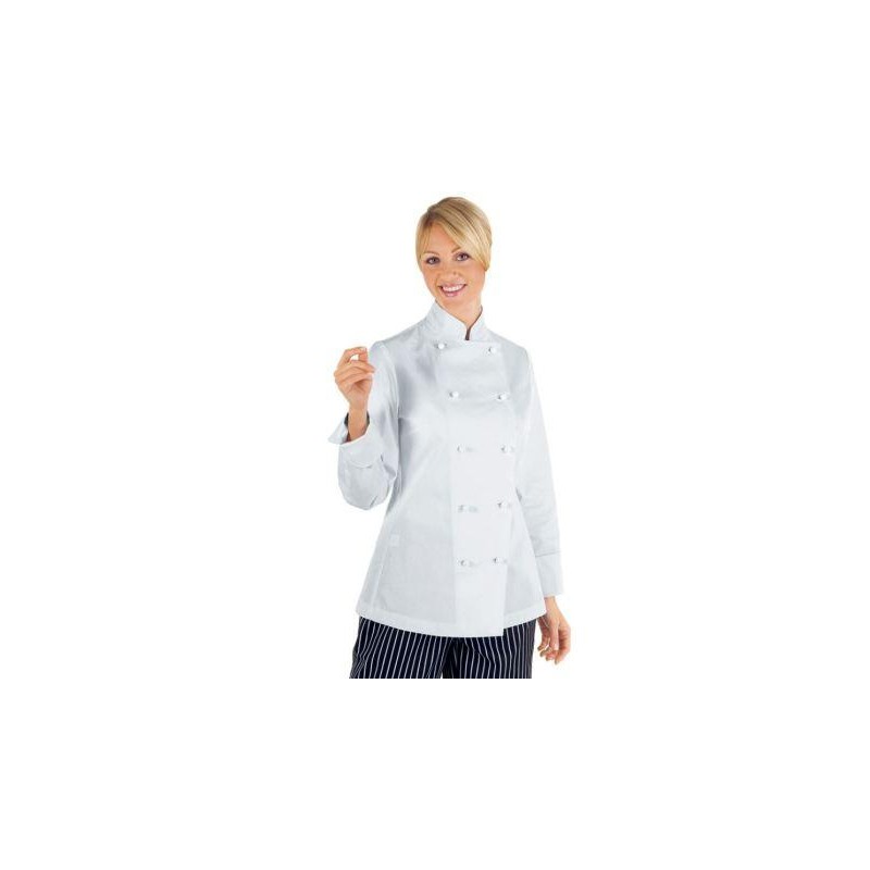 Giacca donna chef bianca tg.S Isacco