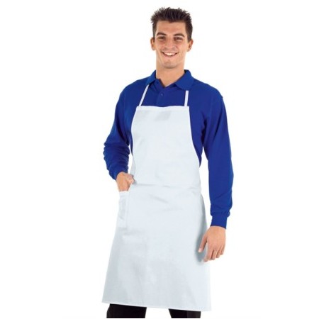 Grembiule pettorina 70x90 Bianco Isacco