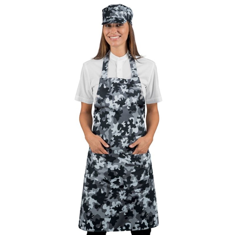 Grembiule pettorina 70x90 mimetico Isacco