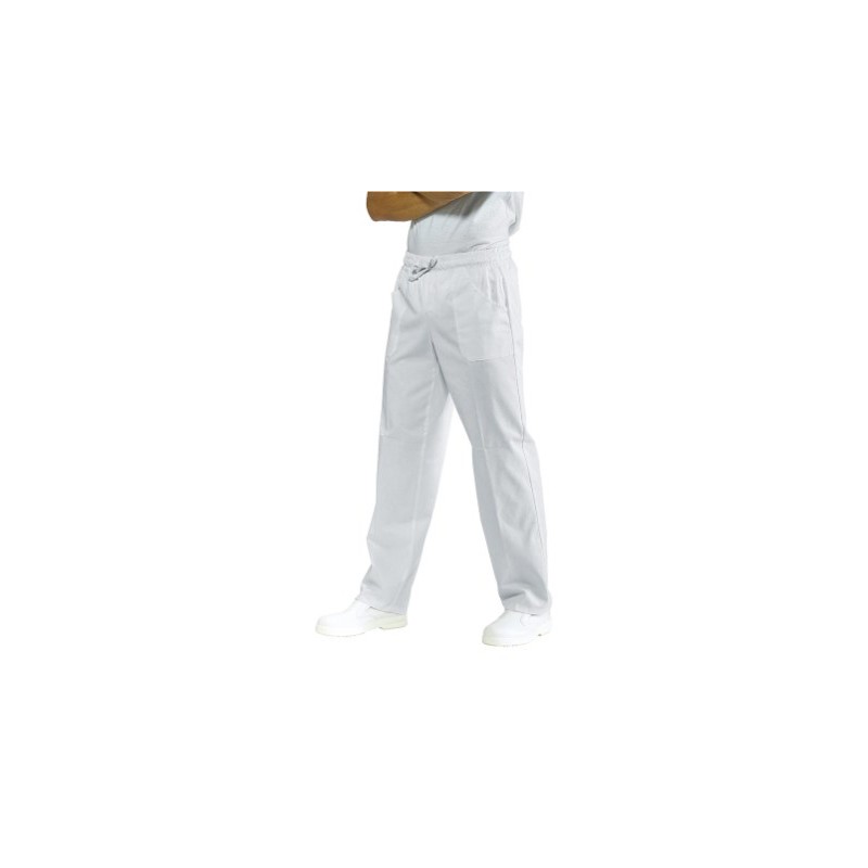 Pantalone bianco con elastico tg. S Isacco
