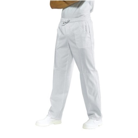 Pantalone bianco con elastico tg. XL Isacco