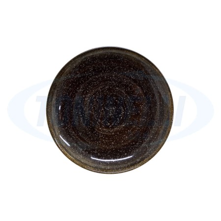 Piatto coupe "Java" cm 27 marrone