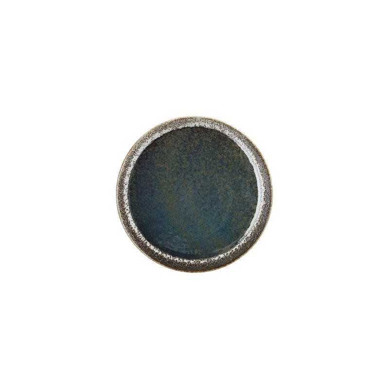 Piatto dessert cm 21 Blue and BrownPorcellana Blu Tognana