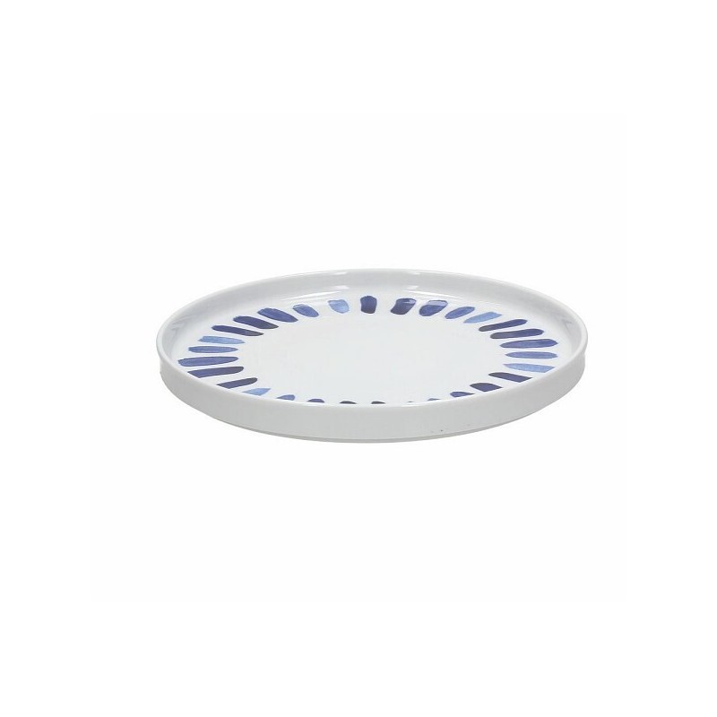 Piatto edge 21 cm Thesis Panarea Tognana Porcellane