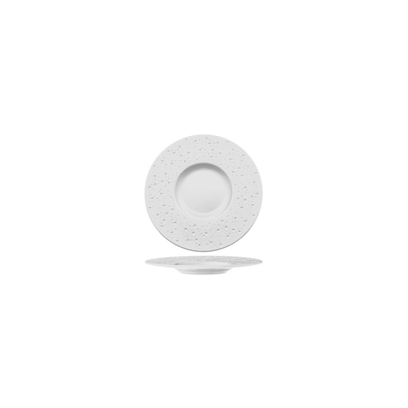 Piatto gourmet bianco cm.29 Gural moon