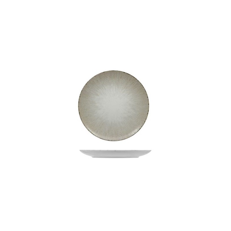Piatto piano coupe cm. 20,5 porcellana Irys