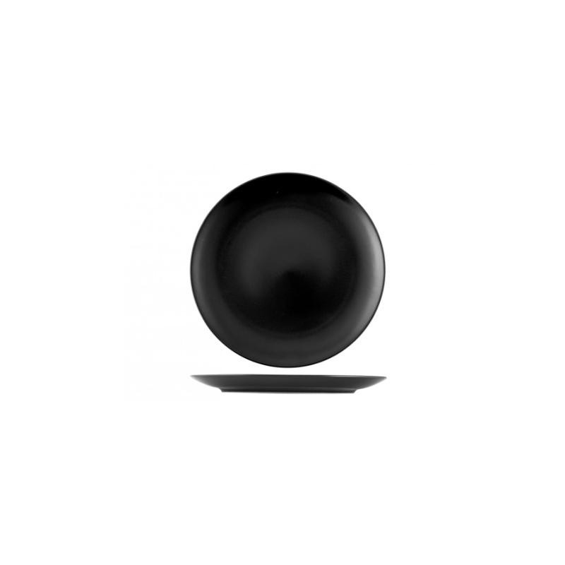 Piatto piano nero 26cm - Boston / Tokyo / Monaco