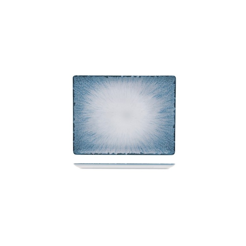 Piatto rettangolare 31x24 S.Marino Irys Blue