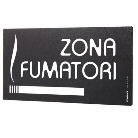 Pittogrammi ZONA FUMATORI 8 x 15 cm da parete