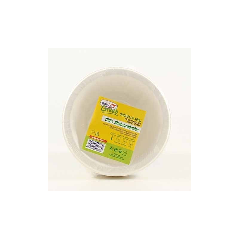 Scodelle in polpa di cellulosa 450ML - 50 PZ Bio