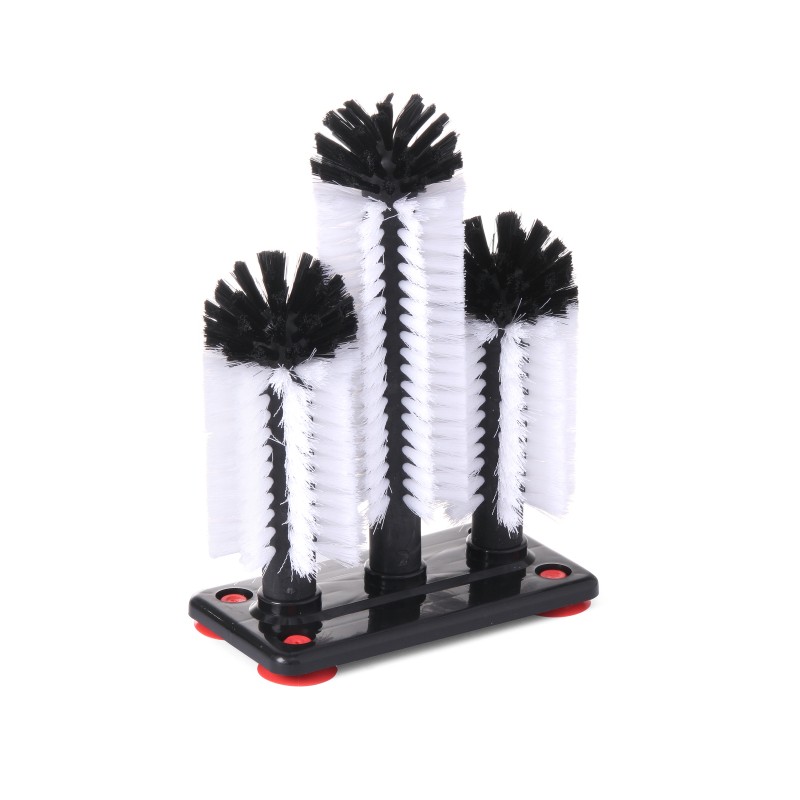 Spazzola per bicchieri 190x100x180/250/180mm