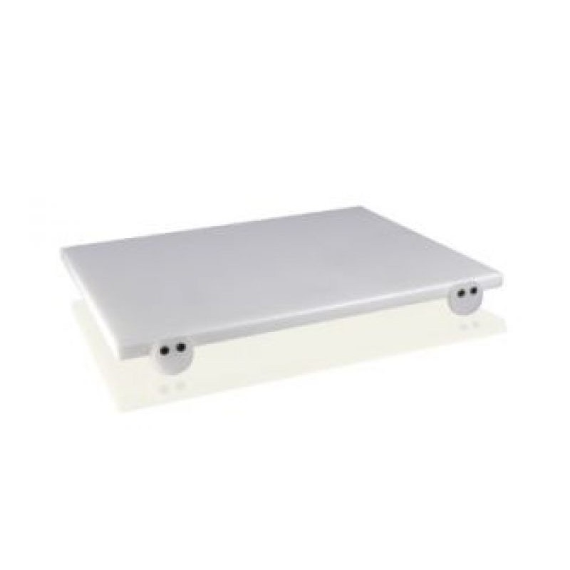 Tagliere polietilene Bianco con fermi cm. 50x30x2