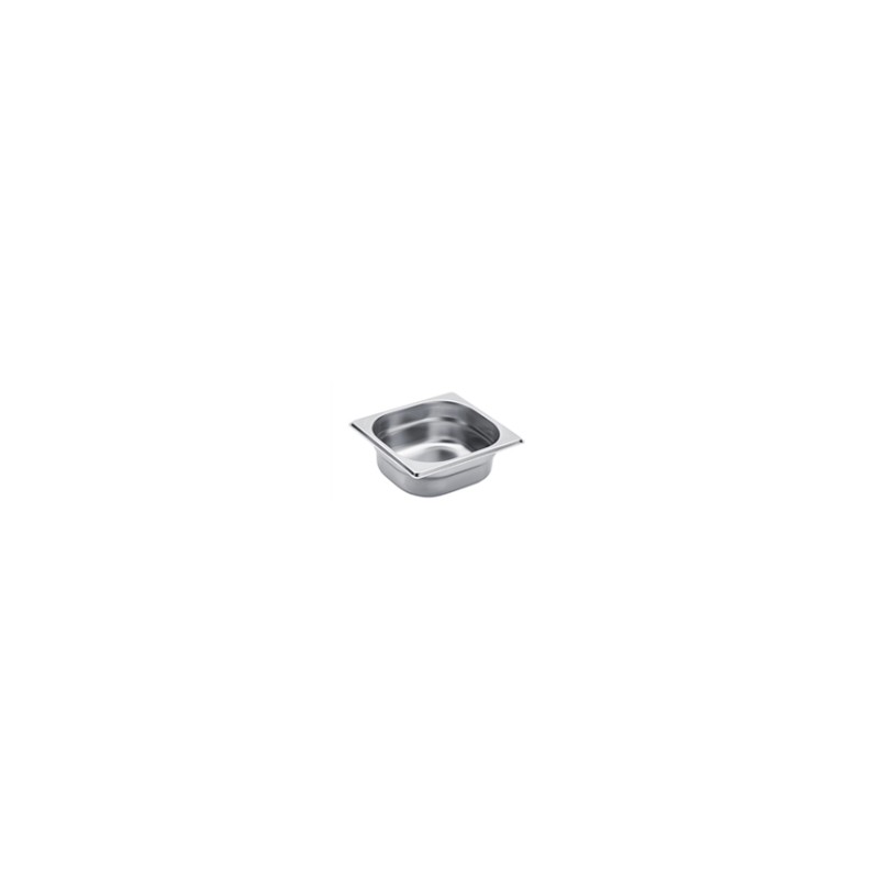 Vasca inox GN 1/6 h.6,5cm 17,6x16,2cm