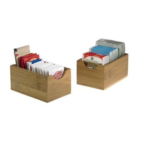 Vaschetta portabustine in bamboo cm7x11x5.5h -6pz