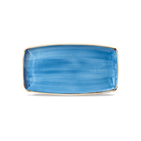 Vassoio blu puntinato cm.29,5x15 Churchill Stonecast