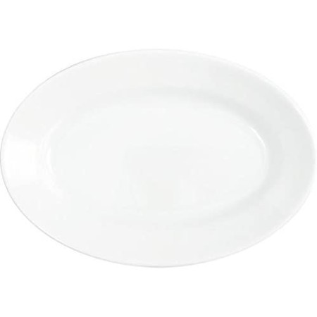 Vassoio ovale bianco cm.35 Tivoli - Saturnia