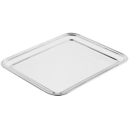 Vassoio rettangolare inox 18/10 cm 36x29 spessore 1 mm Pintinox