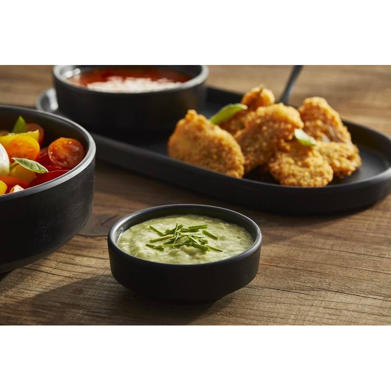 Coppetta in Melamina Opaca Nera | Eleganza e Resistenza