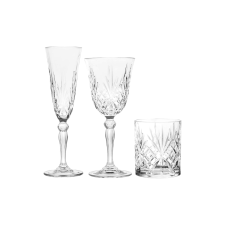 Servizio Calici e Bicchieri Melodia RCR – Made in Italy