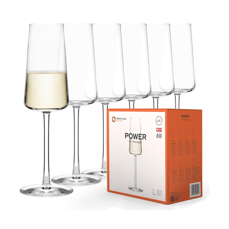 6 Calici flute champagne cl.24 Power Stolzle Lausit