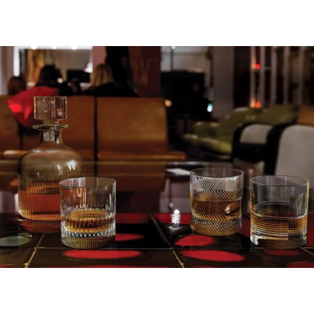 2 Bicchieri Wave Whisky RCR Style Prestige 29 cl in Vetro | DAC Forniture