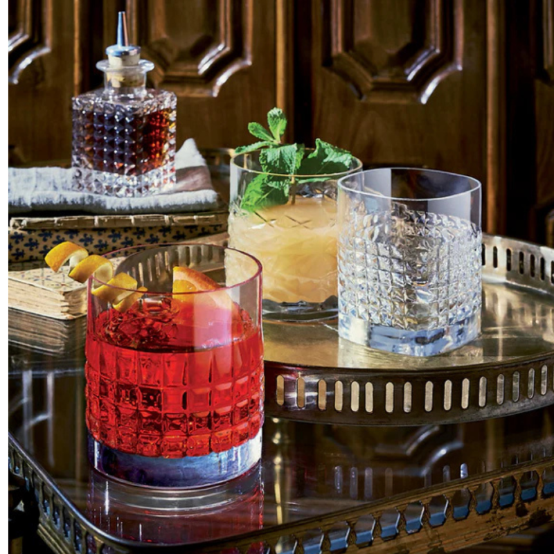 6 Bicchieri Mixology Textures DOF 38 cl – Luigi Bormioli