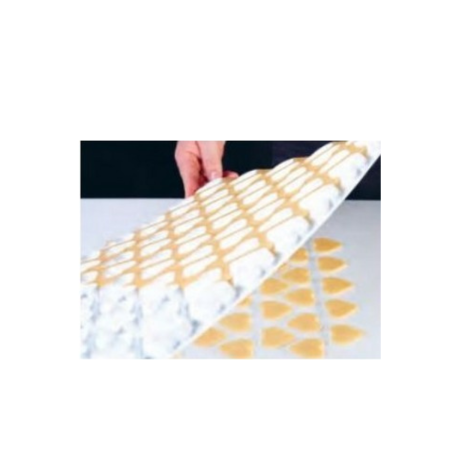 Placche per pastafrolla cuore plastica