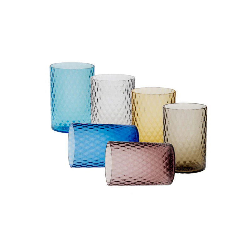Set 6 Bicchieri Zante Ambra | Resistenti e Raffinati