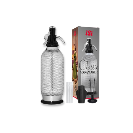 Sifone Seltz in Acciaio Per Cocktail e Bevande Gassate| Isi Trabo