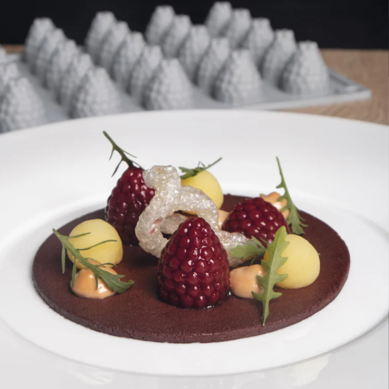 Stampo in silicone a forma di Lamponi – Design e originalità by Pavoni