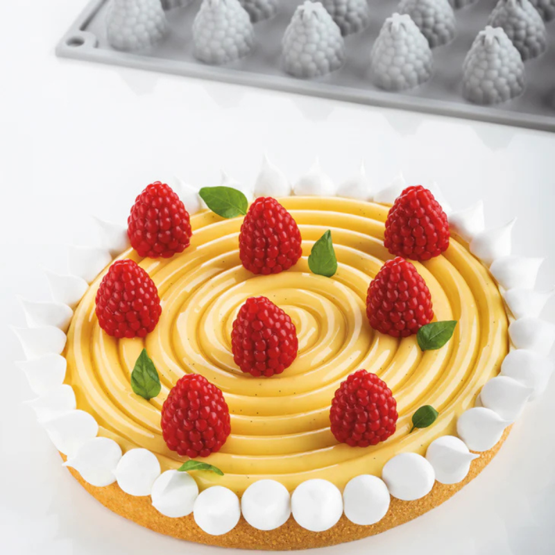 Stampo in silicone a forma di Lamponi – Design e originalità by Pavoni