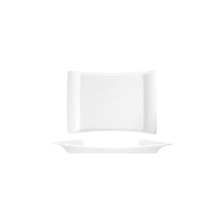 Piatto rettangolare Bianco 32×21 cm – Elegante e Professionale