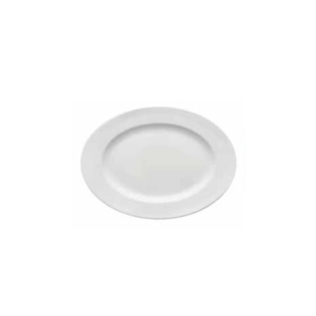 Vassoio Ovale Bone China 24x19 cm in Porcellana Elegante