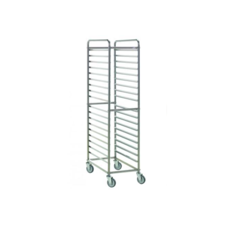 Carrello per 18 teglie GN 1/1 H65 in Acciaio inox di Gimetal - DAC