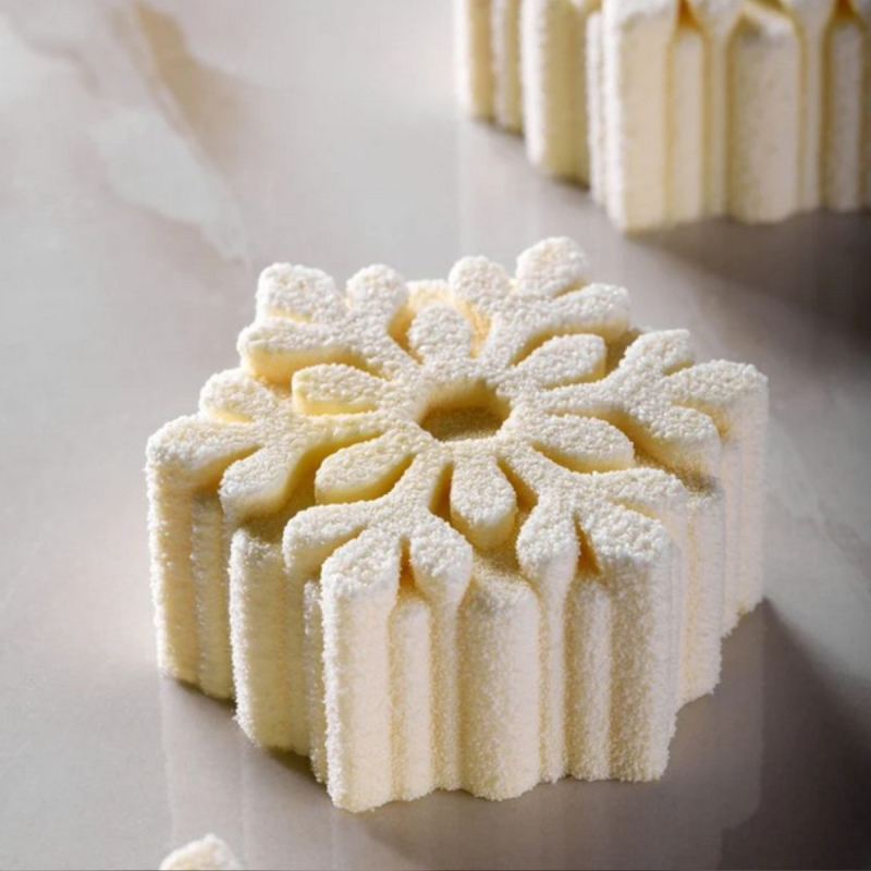 Stampo monoporzione fiocco di neve 12 impronte Pavoni - DAC