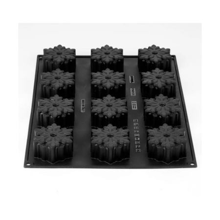 Stampo monoporzione fiocco di neve 12 impronte Pavoni - DAC