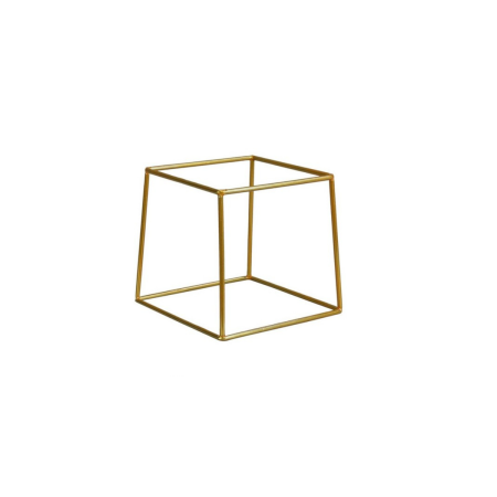 Stand antiscivolo oro in acciaio rivestito in pvc