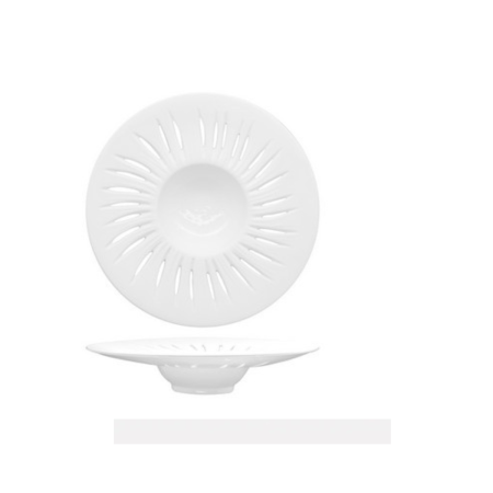 Piatto Pasta Gourmet Zefiro Bianco Ø 26 cm | Porcellana Professionale