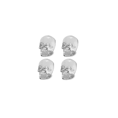 Stampo in Silicone per 4 Teschi di Ghiaccio - DAC