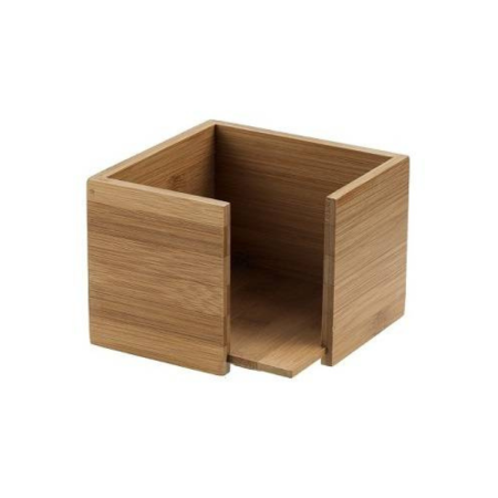 Portatovaglioli Bamboo Naturale 13,5x13,5 cm | DAC Forniture