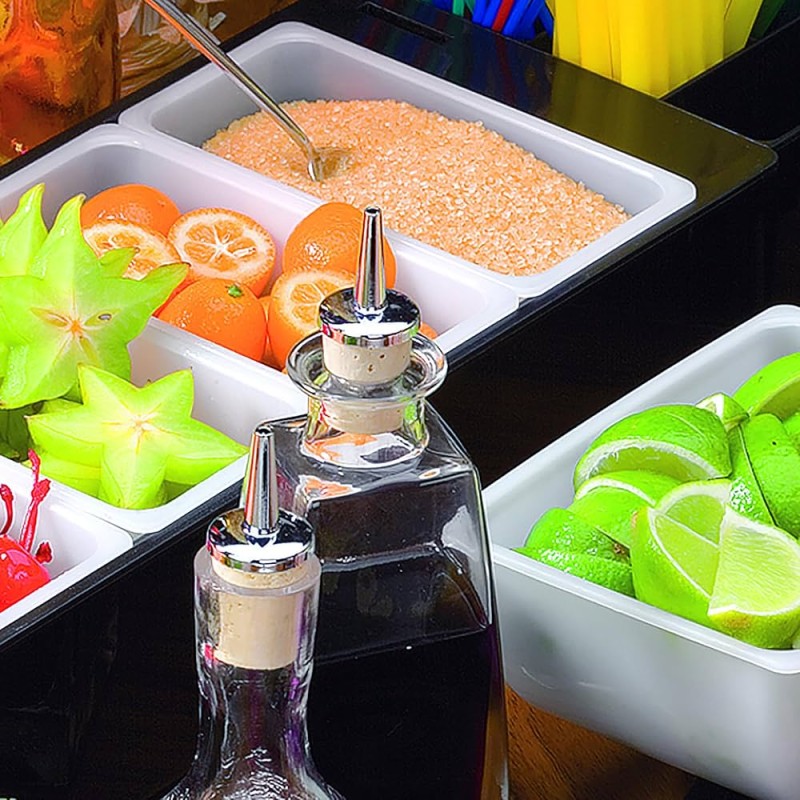 Portacondimenti 6 scomparti Abs - Paderno