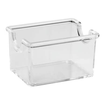 Contenitore Porta bustine zucchero trasparente | DAC Forniture