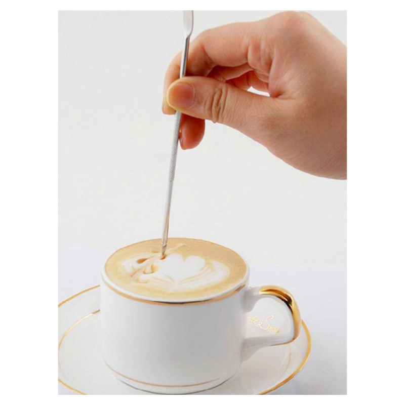 Penna Latte Art 13,5 cm in Acciaio Inox 18/10 | DAC Forniture