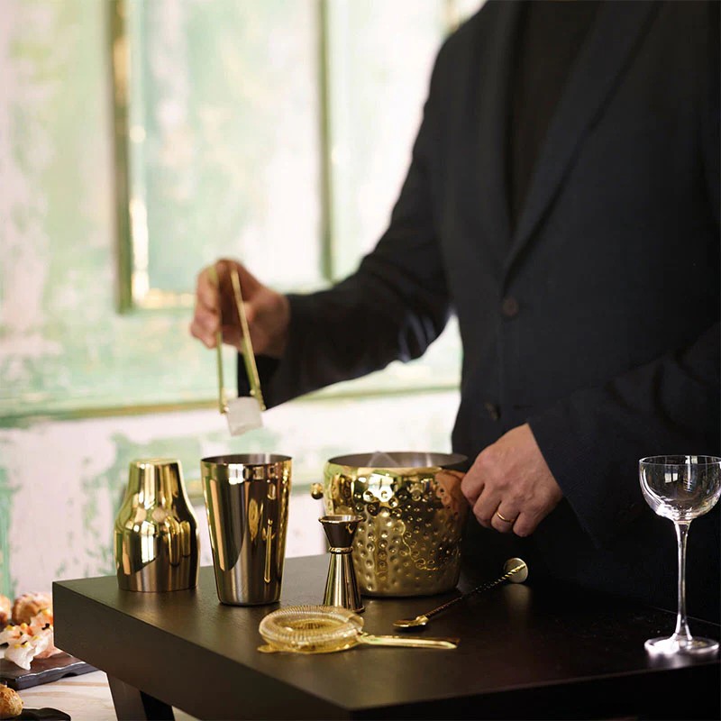 Molla ghiaccio oro damascato: Stile e precisione su DAC Forniture