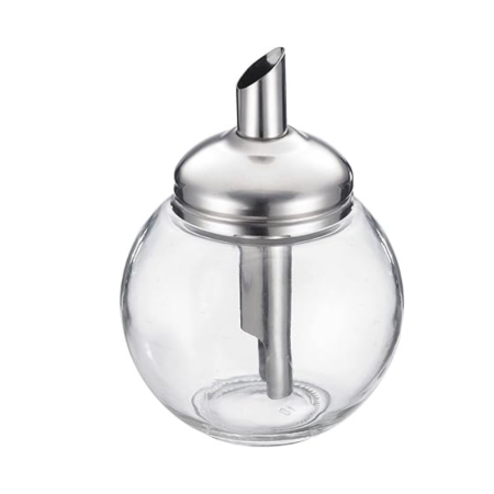 Dosazucchero bombato 280 ml con coperchio inox | DAC Forniture