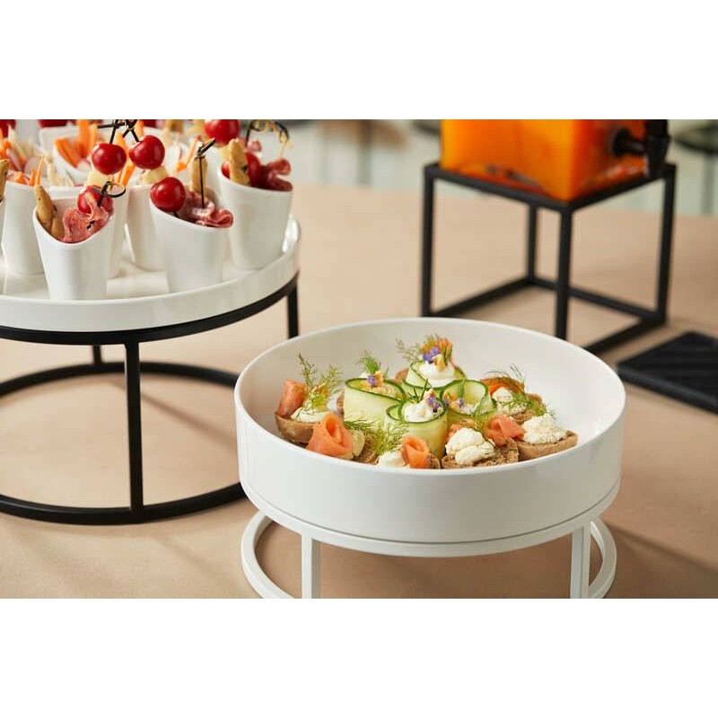 Stand in Metallo per Buffet – 32x16 cm, Robusto e Stabile