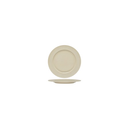 Piatto piano gourmet cm 26,4 Beige Linea Labyrinth