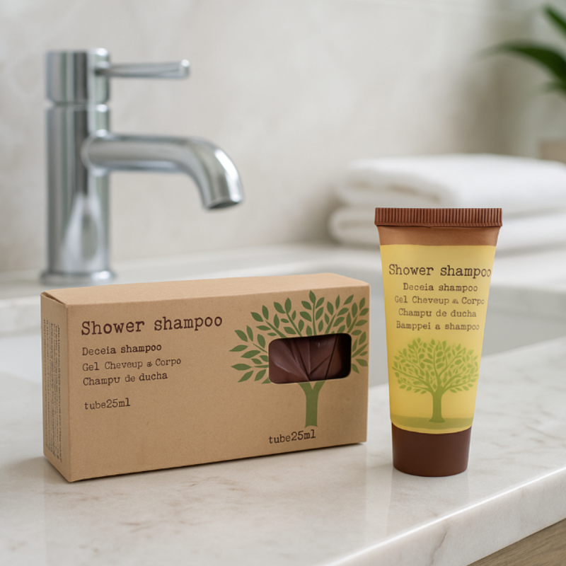 Tubo bagnodoccia Shampoo ml. 25 | Monouso per b&B