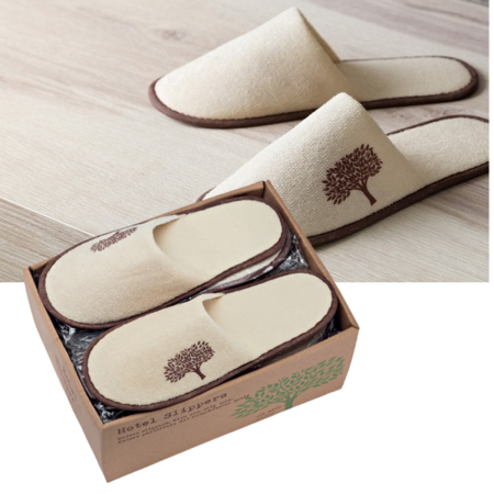 Ciabatte Spugna Chiuse Linea Natura – Confezione 12 Paia – Comfort e Igiene