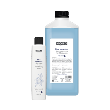Shampoo Doccia Blue Geranium 500 ml Hobo – Delicato e Profumato